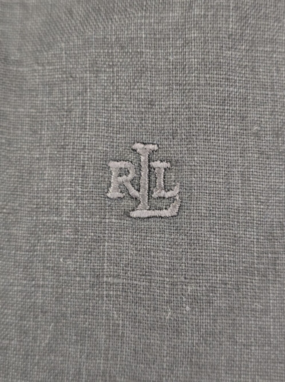 Ralph Lauren Black Linen Button Up